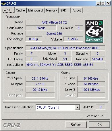 Athlon 64 X2 4800+ i 4400+